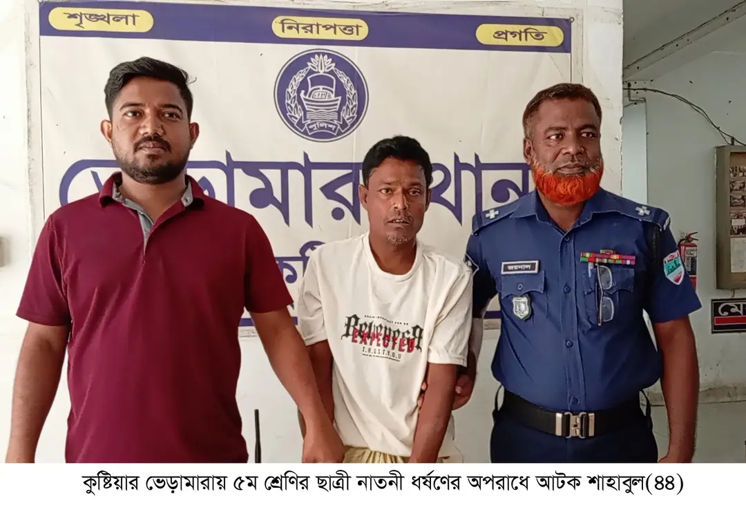 কুষ্টিয়ায় ভেড়ামারা শিশু ধর্ষণের অভিযোগে নানাকে গণপিটুনির পর পুলিশে দিল জনতা